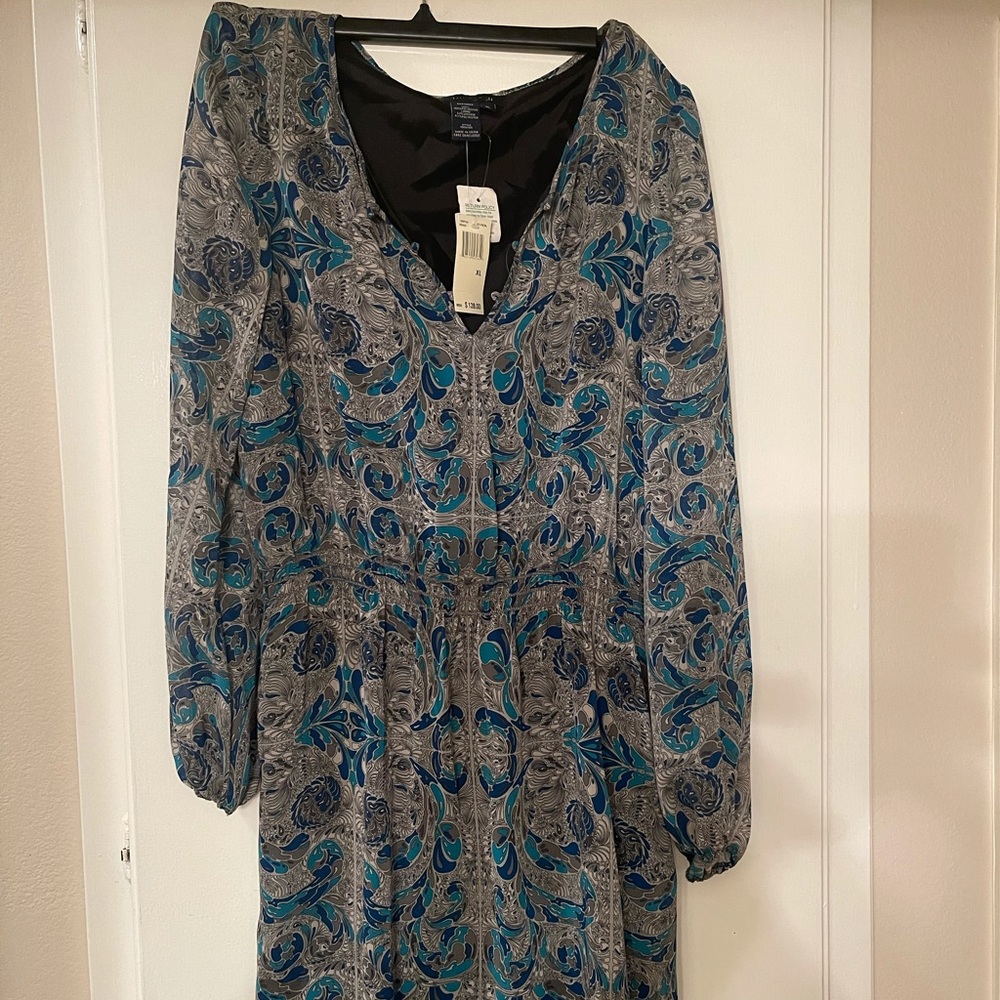 Paisley Print Dress